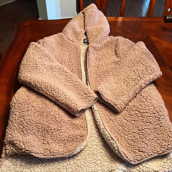 Urban Outfitters Purple Teddy Coat Sz M/L - Picture 1 of 6